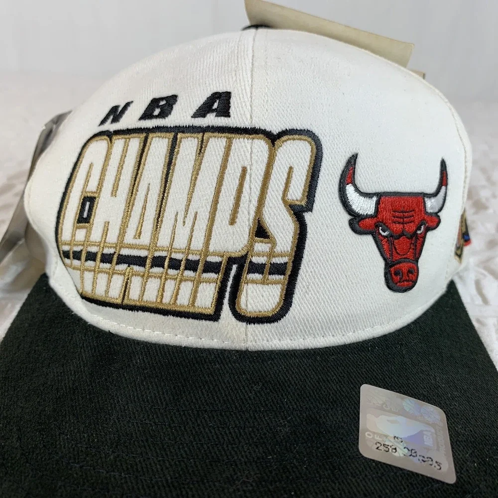 Chicago Bulls 1997 NBA Finals Champions Authentic Snapback Hat NWT Last Dance - Picture 5 of 11